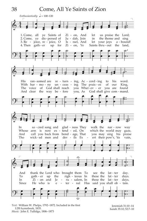 Hymns of the Church of Jesus Christ of Latter-day Saints page 42