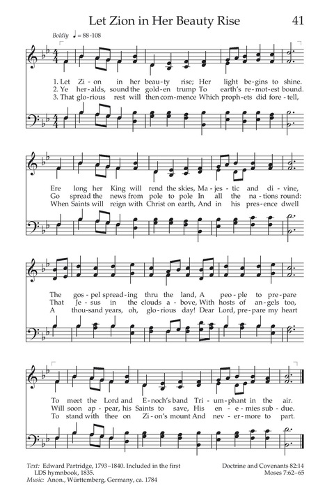 Hymns of the Church of Jesus Christ of Latter-day Saints page 45