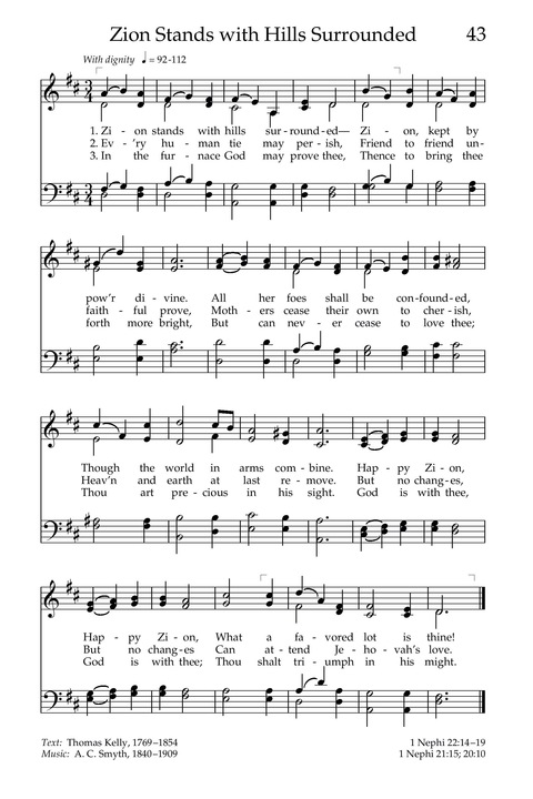 Hymns of the Church of Jesus Christ of Latter-day Saints page 47