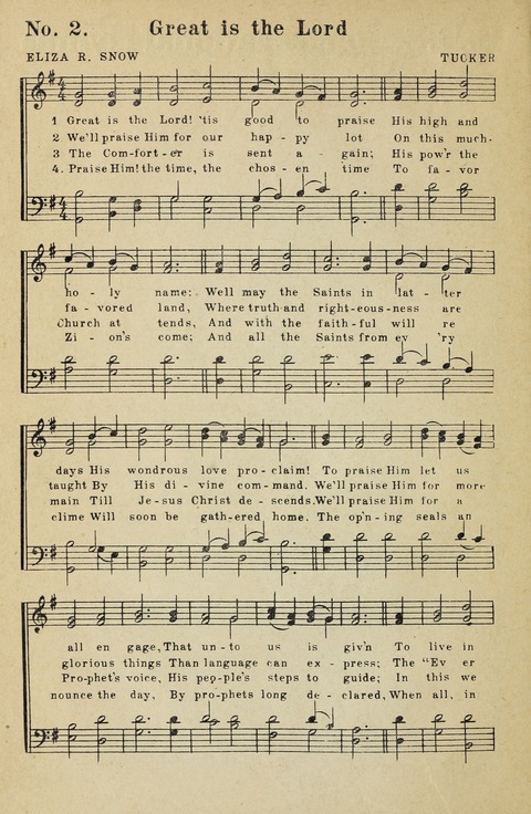 Latter-Day Saints Congregational Hymns page 2