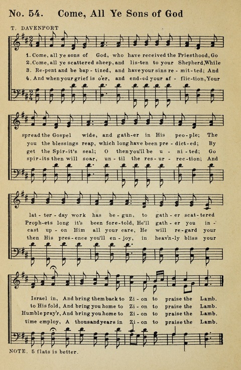 Latter-Day Saints Congregational Hymns page 52