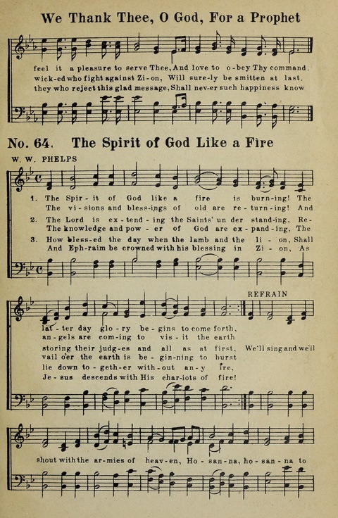 Latter-Day Saints Congregational Hymns page 63