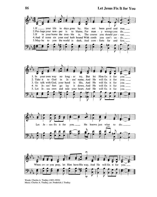Lift Every Voice and Sing II: an African American hymnal page 107