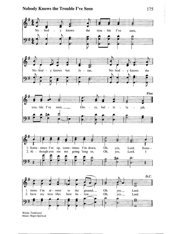 Lift Every Voice and Sing II: an African American hymnal page 220