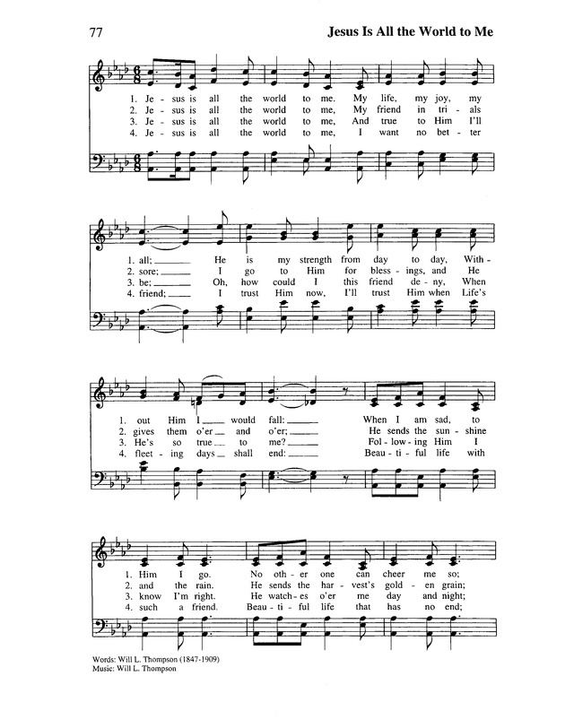 Lift Every Voice and Sing II: an African American hymnal page 97