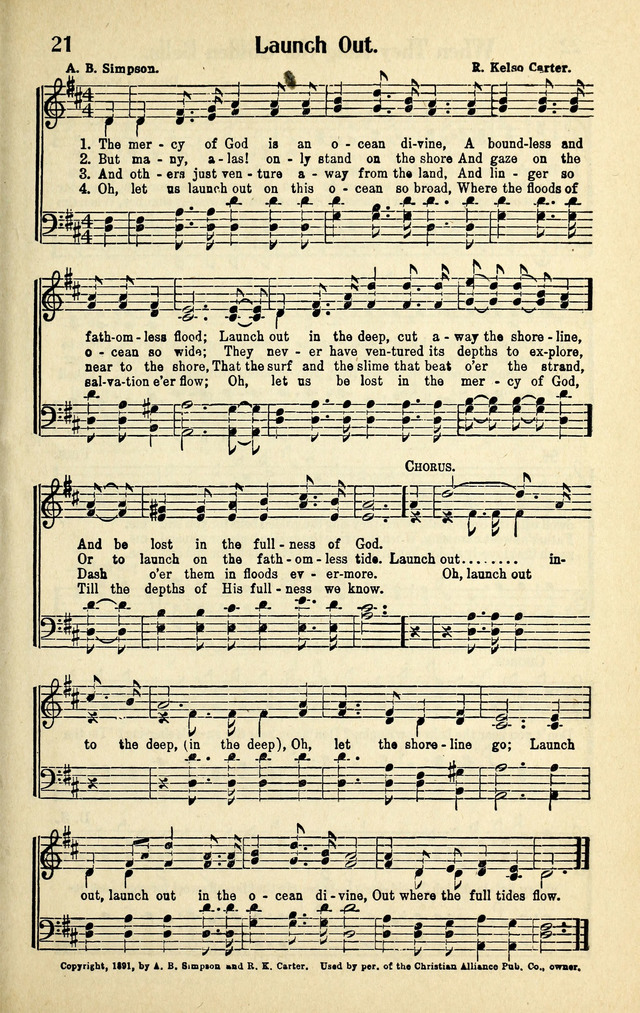 Living Gospel Songs and Choruses page 21