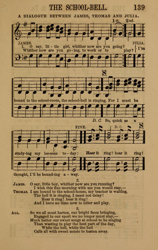 Linden Harp: a rare collection of popular melodies adapted to sacred and moral songs, original and selected. Illustrated. Also a manual of... page 139