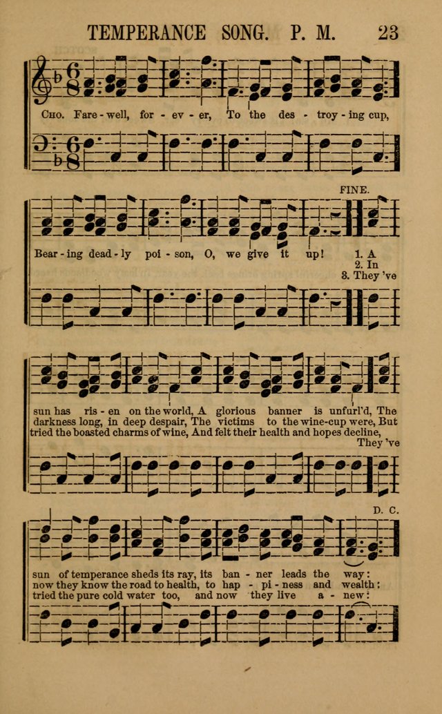 Linden Harp: a rare collection of popular melodies adapted to sacred and moral songs, original and selected. Illustrated. Also a manual of... page 23