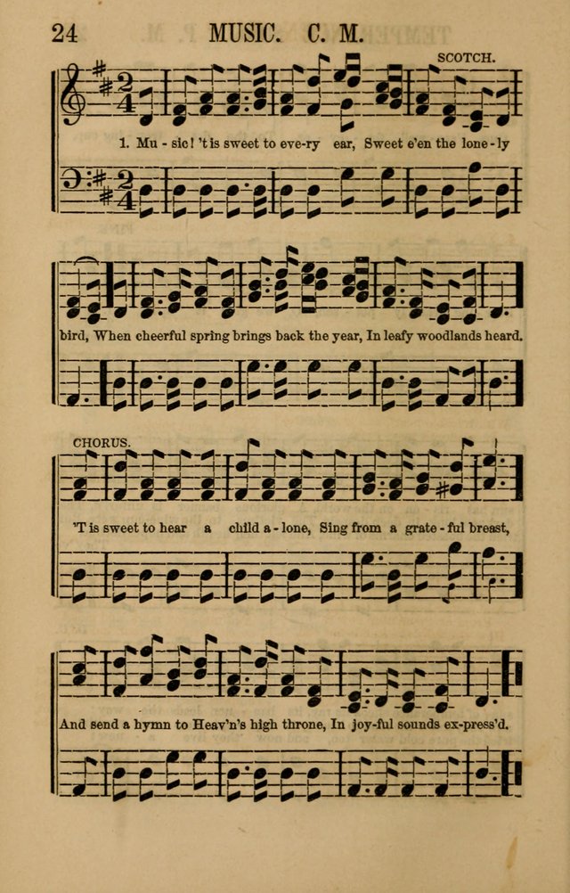 Linden Harp: a rare collection of popular melodies adapted to sacred and moral songs, original and selected. Illustrated. Also a manual of... page 24