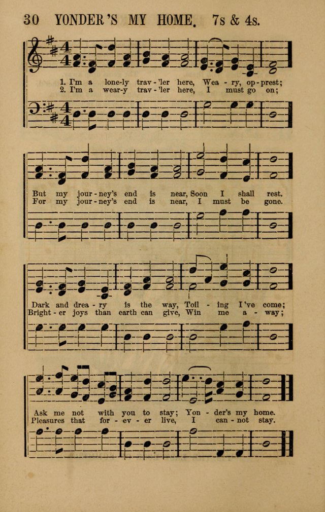 Linden Harp: a rare collection of popular melodies adapted to sacred and moral songs, original and selected. Illustrated. Also a manual of... page 30