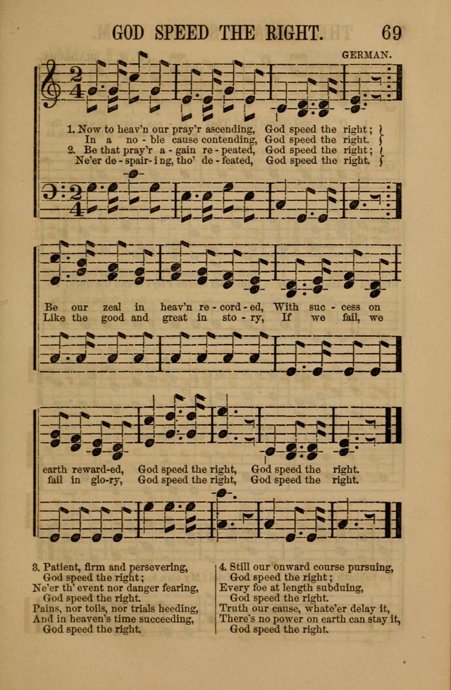 Linden Harp: a rare collection of popular melodies adapted to sacred and moral songs, original and selected. Illustrated. Also a manual of... page 69