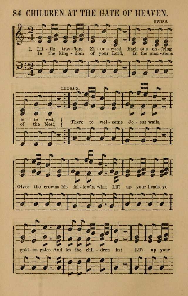 Linden Harp: a rare collection of popular melodies adapted to sacred and moral songs, original and selected. Illustrated. Also a manual of... page 84