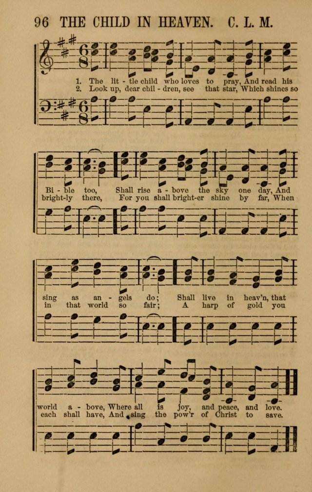 Linden Harp: a rare collection of popular melodies adapted to sacred and moral songs, original and selected. Illustrated. Also a manual of... page 96