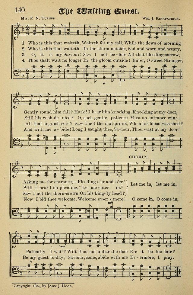 Living Hymns: for use in the Sabbath School, Christian Endeavor Meetings, the church & home page 140