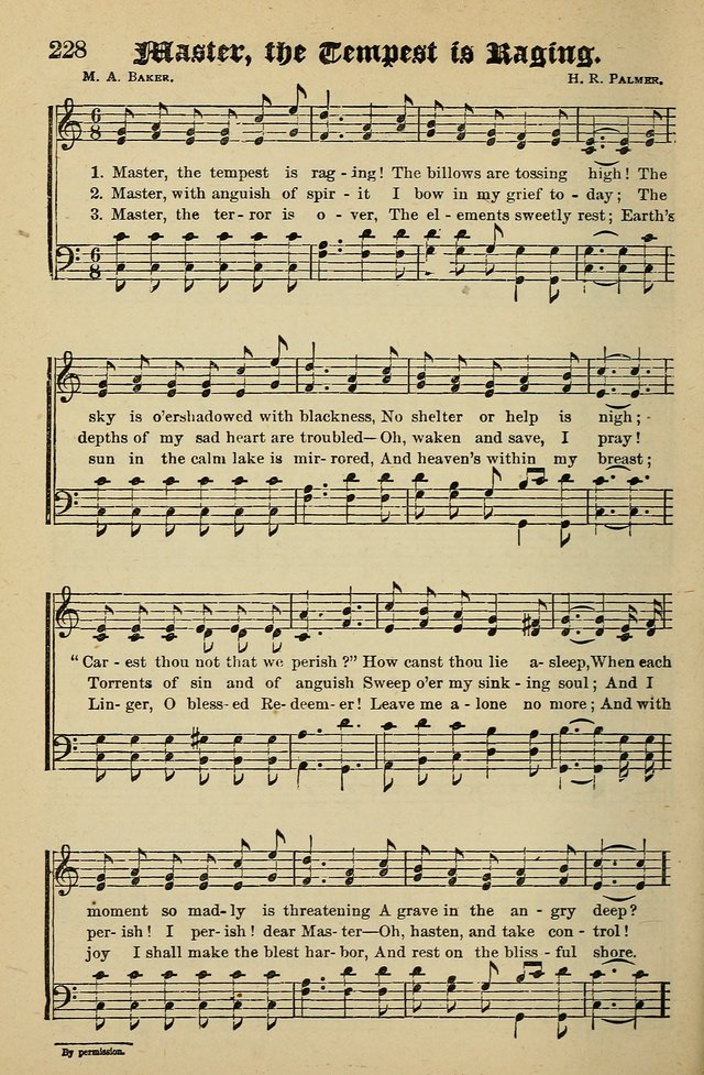 Living Hymns: for use in the Sabbath School, Christian Endeavor Meetings, the church & home page 228