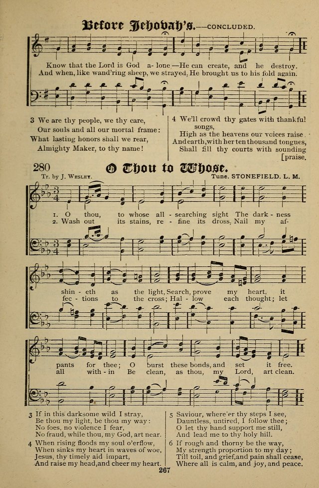 Living Hymns: for use in the Sabbath School, Christian Endeavor Meetings, the church & home page 267