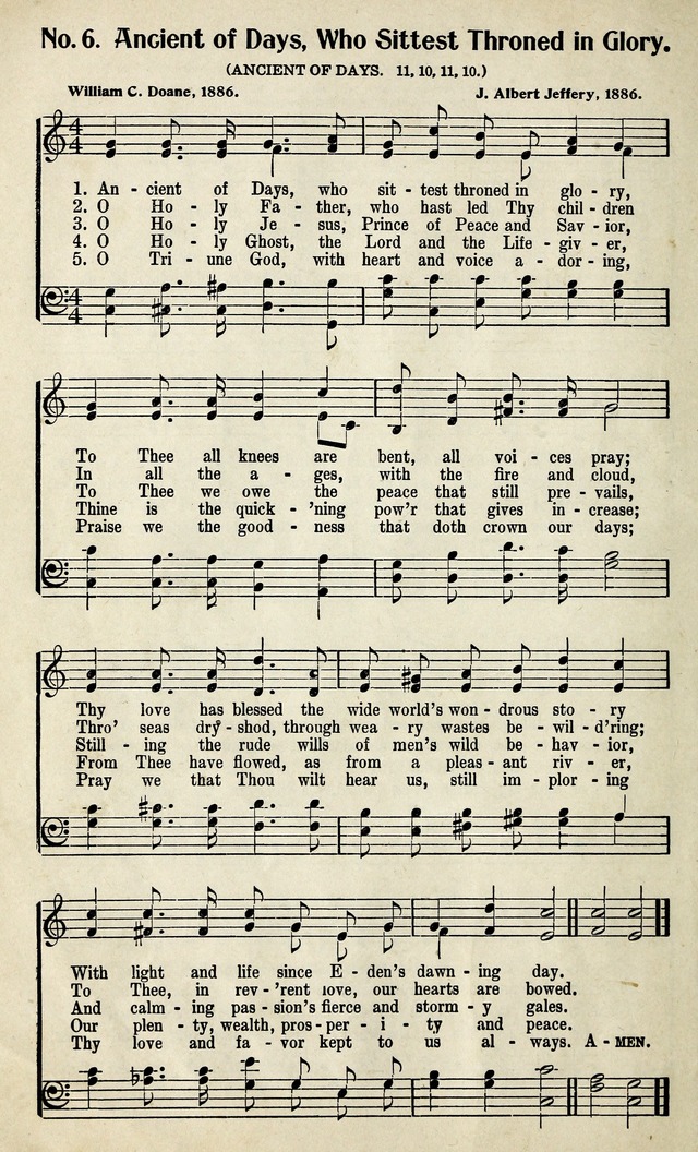 Living Hymns: the small hymnal: a book of worship and praise for the developing life page 10