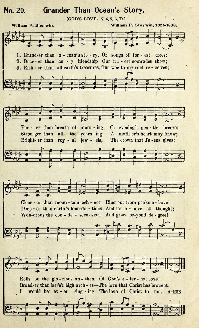 Living Hymns: the small hymnal: a book of worship and praise for the developing life page 21