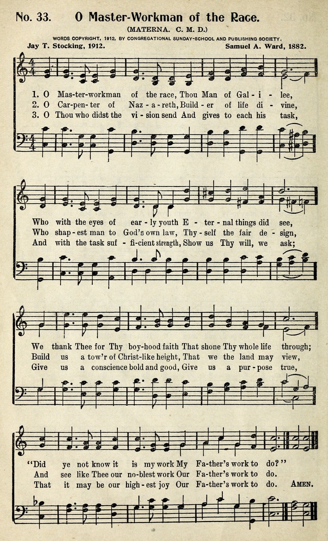 Living Hymns: the small hymnal: a book of worship and praise for the developing life page 32