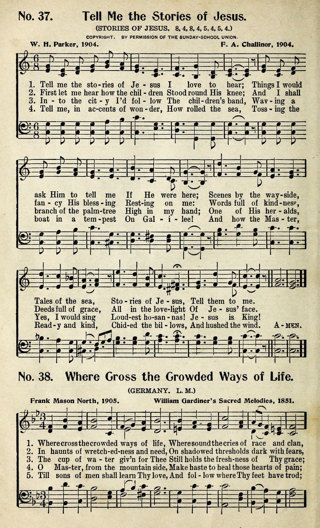 Living Hymns: the small hymnal: a book of worship and praise for the developing life page 36