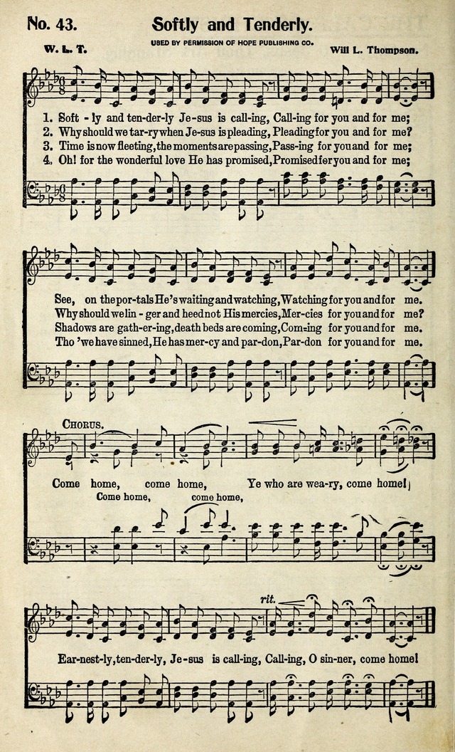Living Hymns: the small hymnal: a book of worship and praise for the developing life page 40