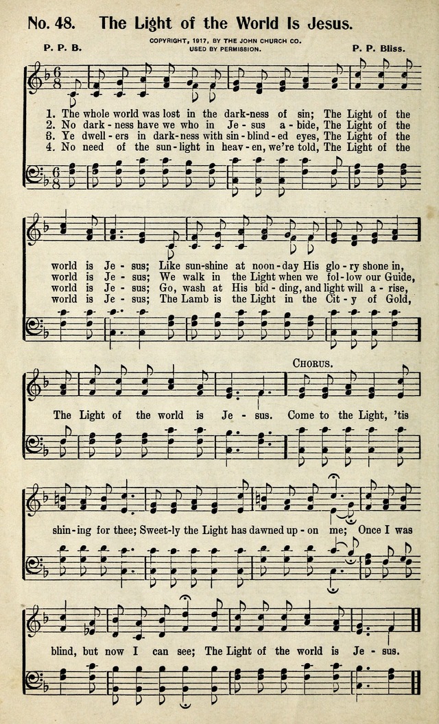 Living Hymns: the small hymnal: a book of worship and praise for the developing life page 44