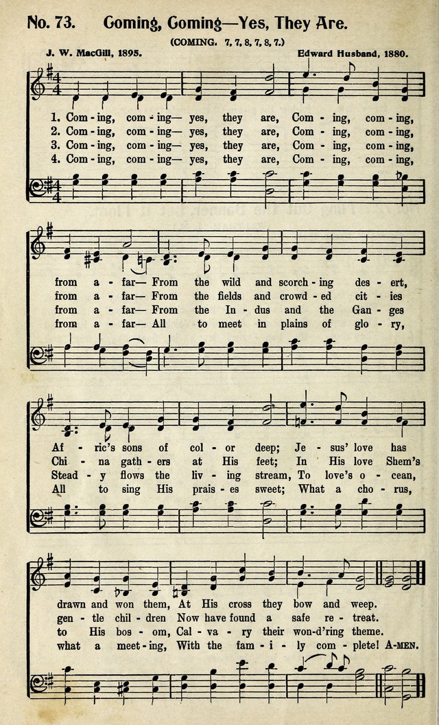 Living Hymns: the small hymnal: a book of worship and praise for the developing life page 66