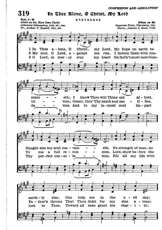 The Lutheran Hymnal page 500