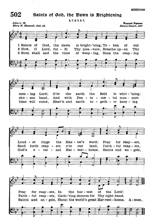 The Lutheran Hymnal page 676