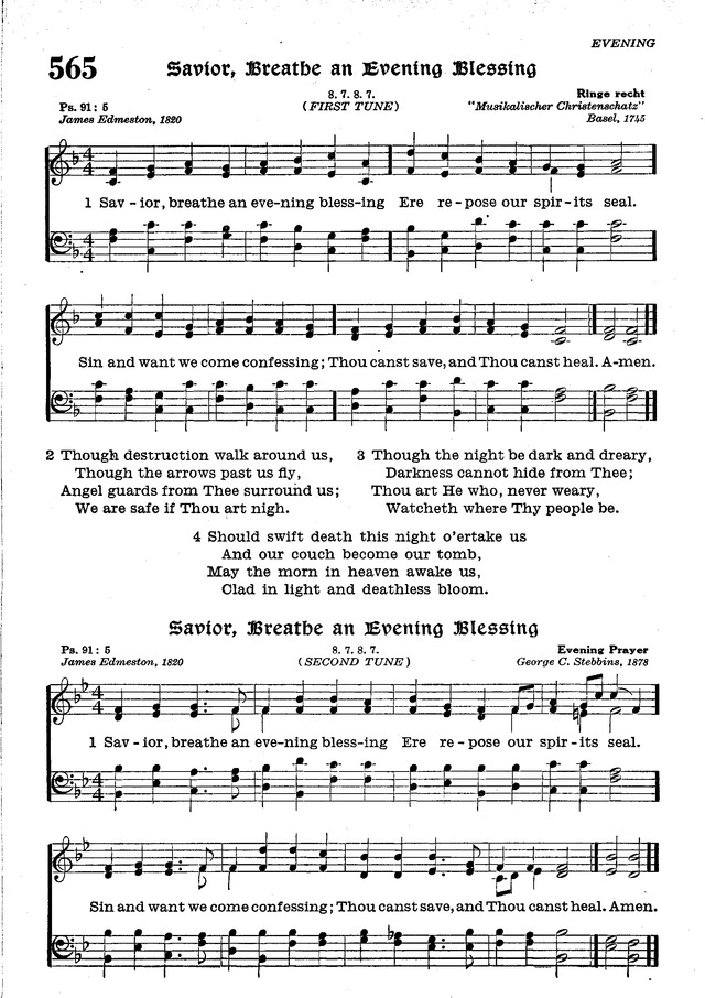 The Lutheran Hymnal page 736