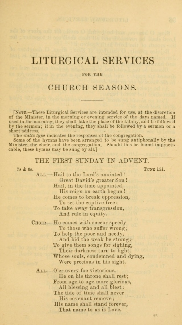 The Liturgy and Hymns of the American Province of the Unitas Fratrum page 35