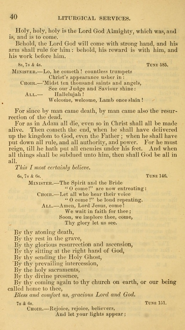 The Liturgy and Hymns of the American Province of the Unitas Fratrum page 40