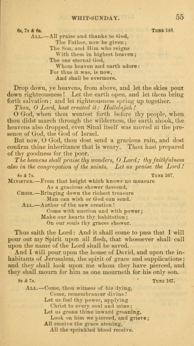 The Liturgy and Hymns of the American Province of the Unitas Fratrum page 55