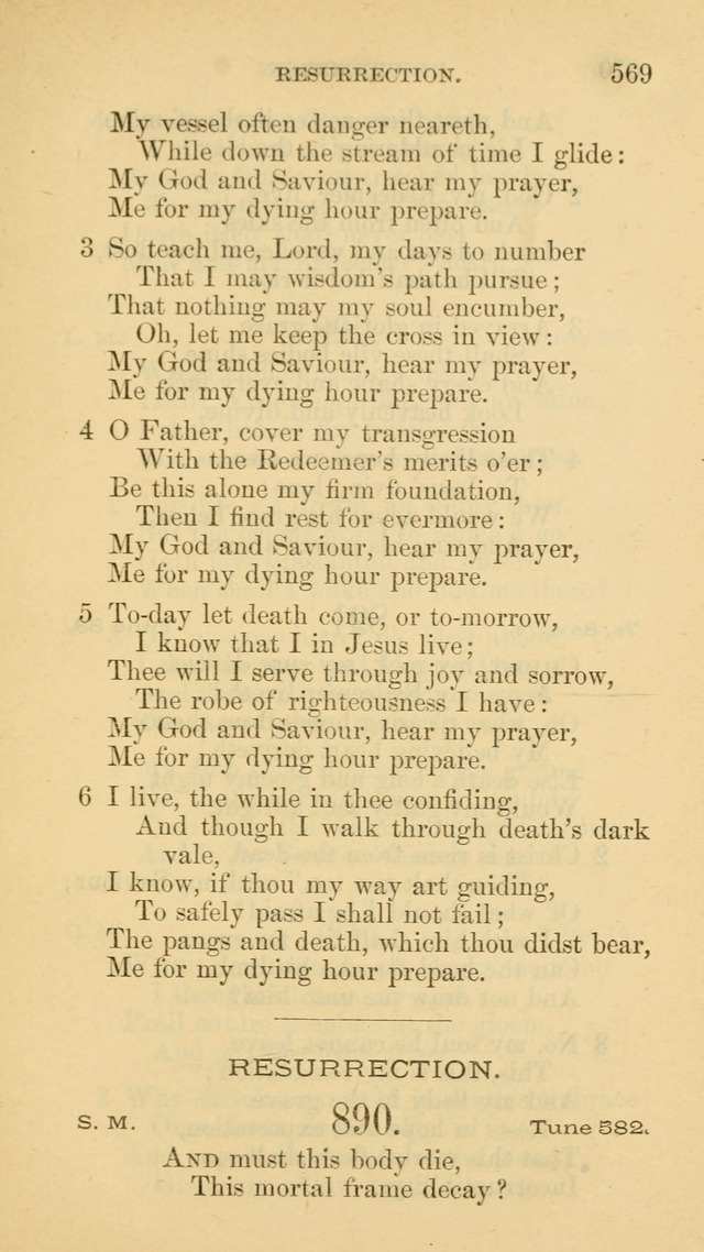 The Liturgy and Hymns of the American Province of the Unitas Fratrum page 647