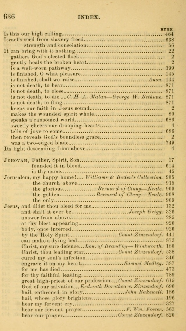 The Liturgy and Hymns of the American Province of the Unitas Fratrum page 714