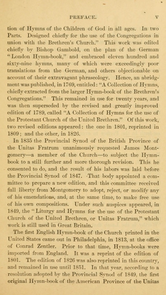 The Liturgy and Hymns of the American Province of the Unitas Fratrum page xii