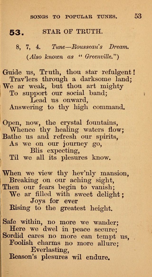 The Liberal Hymn Book: a collection of liberal songs adapted to popular tunes. For use in liberal leagues and other meetings, and in liberal homes page 57