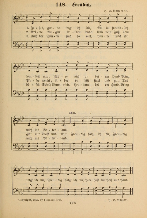 Lobe den Herrn!: eine Liedersammlung für die Sonntagschul- und Jugendwelt page 157