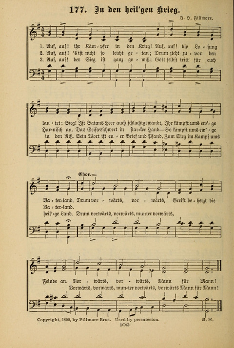 Lobe den Herrn!: eine Liedersammlung für die Sonntagschul- und Jugendwelt page 190
