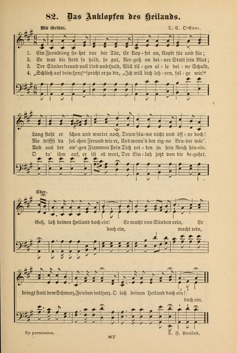 Lobe den Herrn!: eine Liedersammlung für die Sonntagschul- und Jugendwelt page 85