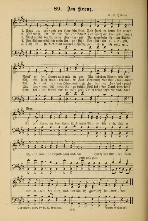 Lobe den Herrn!: eine Liedersammlung für die Sonntagschul- und Jugendwelt page 92