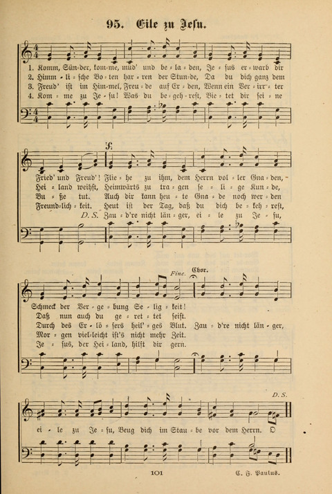 Lobe den Herrn!: eine Liedersammlung für die Sonntagschul- und Jugendwelt page 99