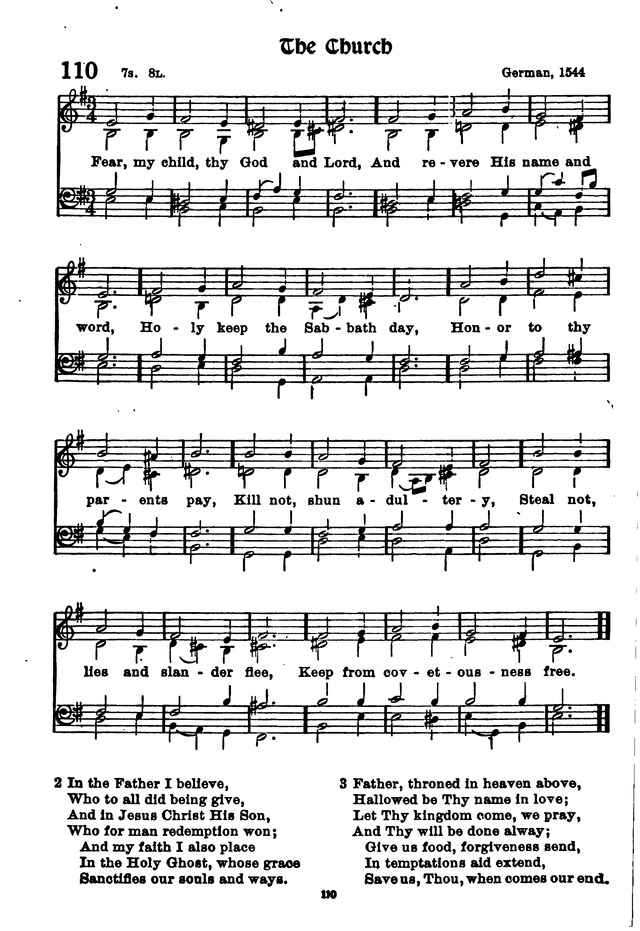 The Lutheran Hymnary page 209