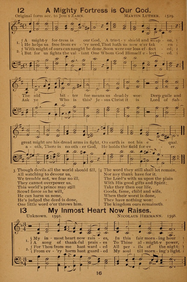 Lutheran Hymnal for the Sunday School page 16