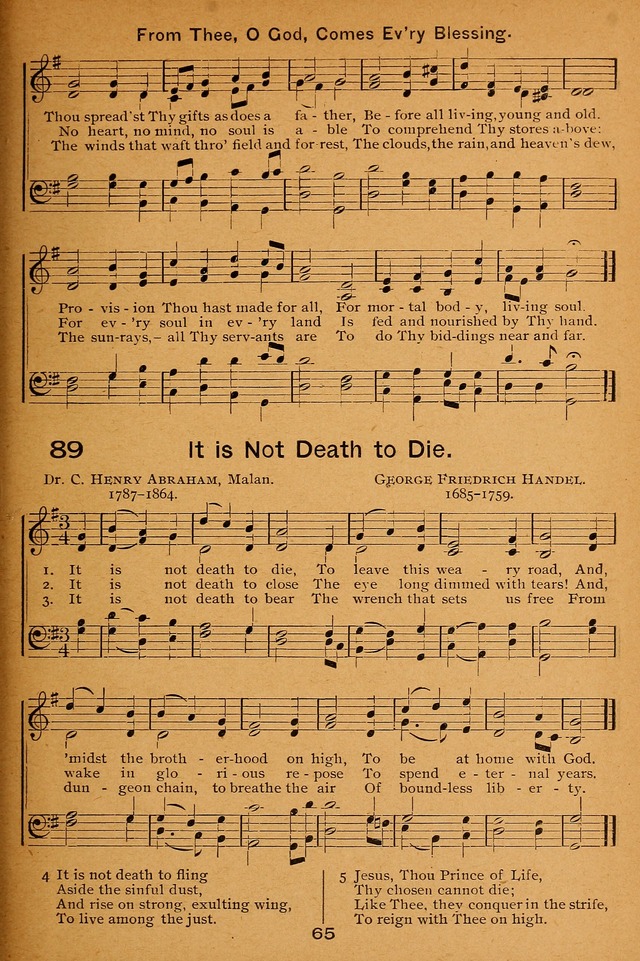 Lutheran Hymnal for the Sunday School page 65