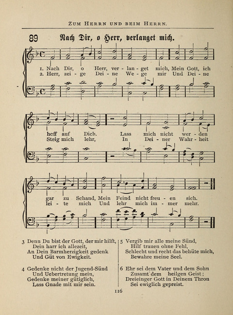 Liederlust: Altes und Neues für Muntere Sänger in Kirche, Schule und Haus page 116
