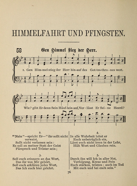Liederlust: Altes und Neues für Muntere Sänger in Kirche, Schule und Haus page 76