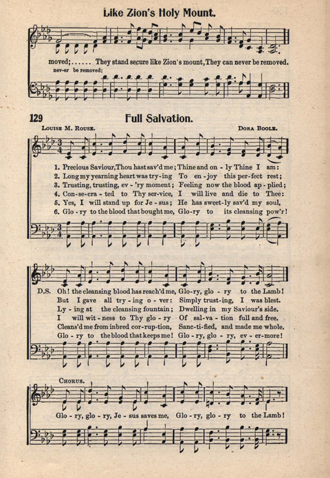 Light and Life Songs No. 3 page 129