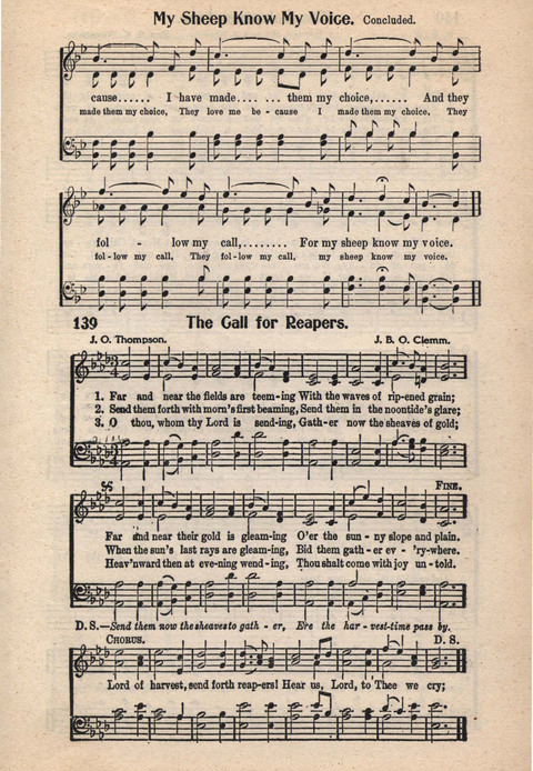Light and Life Songs No. 3 page 139