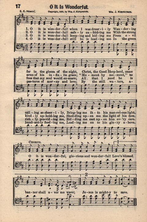 Light and Life Songs No. 3 page 17